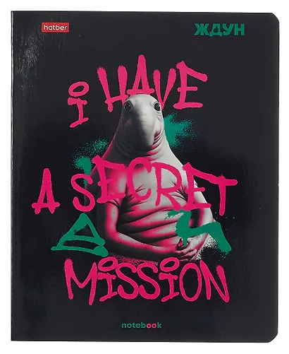 Тетрадь 48л кл. "Ждун" мел.картон, глянц.ламинация, выб.лак, ассорти - фото 5