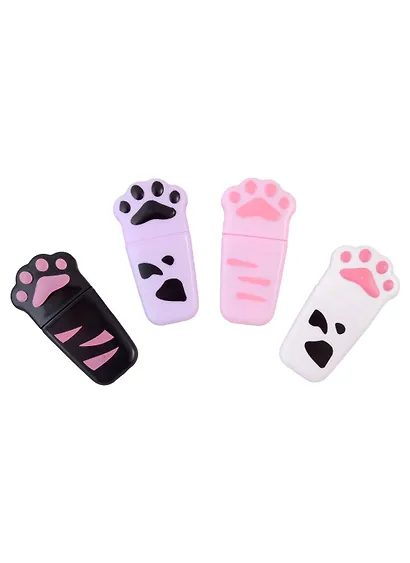 Текстовыделители Cat's paws, 4 цвета - фото 3