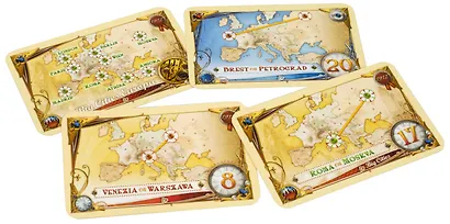 Настольная игра "Ticket to Ride. Европа: 1912" - фото 4