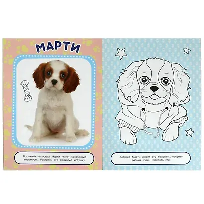 Фотораскраска. Щенки - фото 4