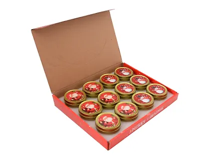 Новогодняя свеча в баночке Счастливого Рождества (4х6) - фото 3