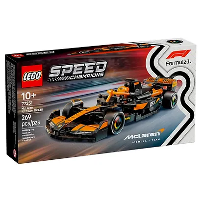 LEGO Speed Champions: Гоночный автомобиль McLaren F1 Team MCL38, 269 деталей (77251) - фото 2