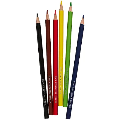 Карандаши цветные Луч, "Классика", 6 цветов - фото 2