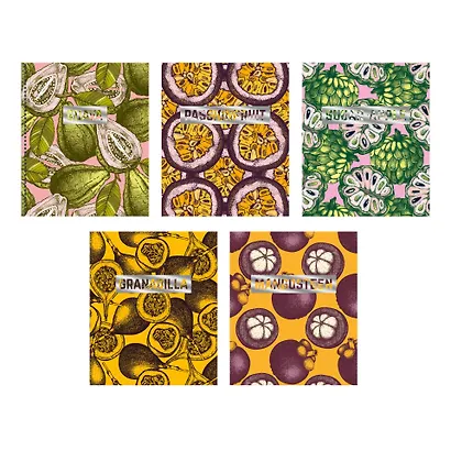 Тетрадь в клетку Listoff, "Фруктовый микс", 80 листов, в ассортименте - фото 1