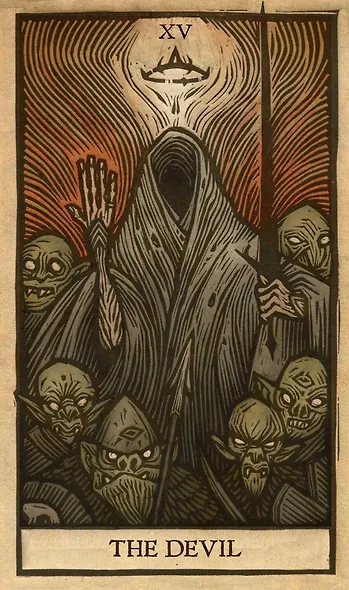 The Lord of the Rings Tarot 78 cards and Guidebook (Hijo  Tomas) Властелин колец Таро 78 карт и гайдбук (Томас Хихо)/ Карты Таро - фото 6