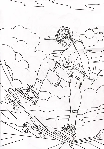 РАСКРАСКА А4 эконом. МИР АНИМЕ - фото 5