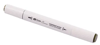 Маркер акриловый "Сонет" зелёный травяной тёмный, двусторонний, перо кисть/пуля - фото 3