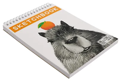 Скетчбук А5 60л "Капибара" гребень, белый офсет, 120г/м2 - фото 3