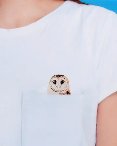 Набор для творчества. Вышивка на одежде "Сова" - фото 2