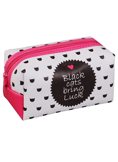 Косметичка на молнии Black cats (16х8) (ПВХ бокс) - фото 2