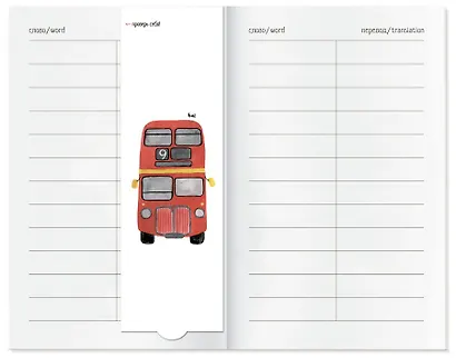 Тетрадь для записи иностранных слов Айрис, "Автобус", А6, 32 листа - фото 5