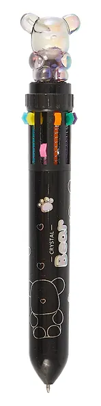 Ручка шариковая "Мишка", автоматическая 10 цветов, в ассортименте - фото 4