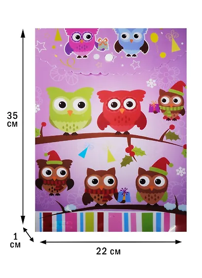 Папка -конверт «Совы. Owls» А4 на кнопке, вертикальная - фото 3