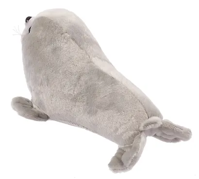 Мягкая игрушка Морской котик серый (30 см) - фото 5