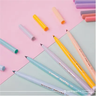 Фломастеры Centropen, Pastel, 10 цветов - фото 3