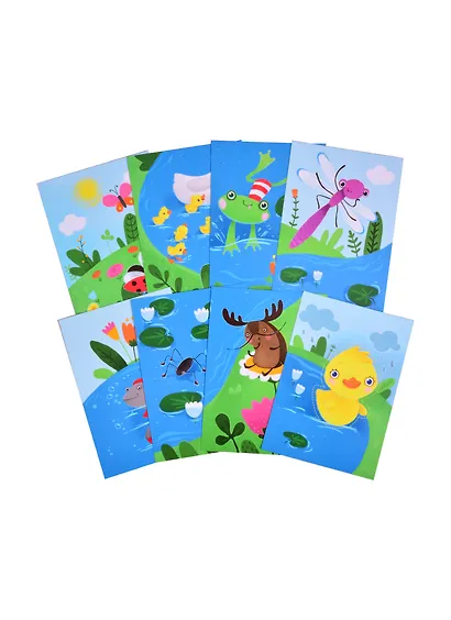 Набор обучающих карточек для детей "Про утенка Федю" - фото 2