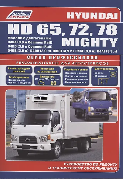 Hyundai HD 65 72 78 Mighty Мод. с двигат. D4GA (3,9 л.) D4DD (3,9 л.)… (мПрофессионал) - фото 6