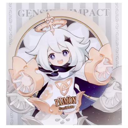 Значок Genshin Impact Can Badge Paimon - фото 1