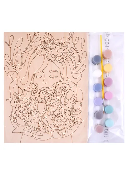 Роспись по дереву «Весенний букет» - фото 2