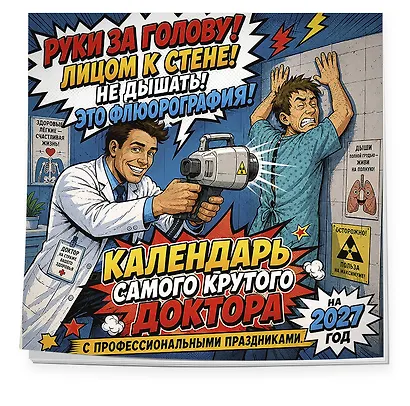 Календарь самого крутого доктора. Календарь настенный на 2027 год (300х300 мм) - фото 2
