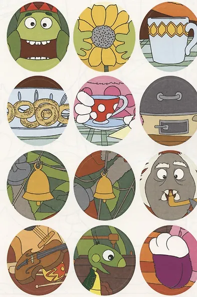 Раскраска с многоразовыми наклейками № РН 2008 ("Лунтик") - фото 5