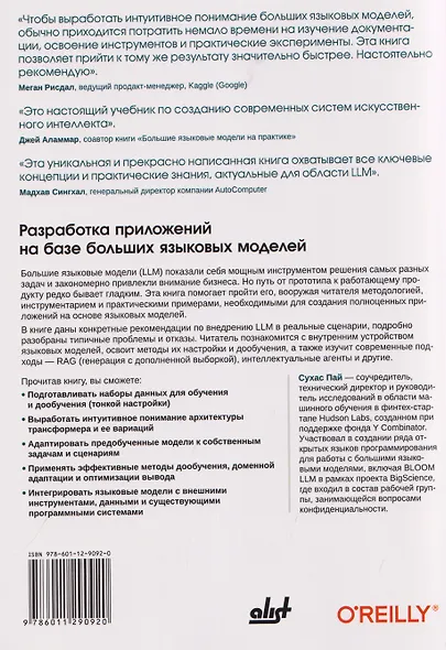 Разработка приложений на базе больших языковых моделей. Целостный подход к LLM - фото 2