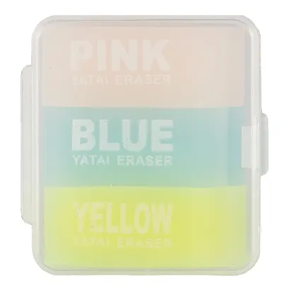 Набор ластиков «Three colour», 3 штуки - фото 1