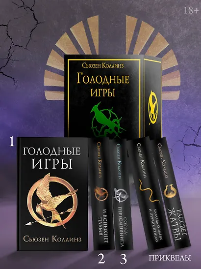 Голодные игры (короб+книги+вкладыш) - фото 4