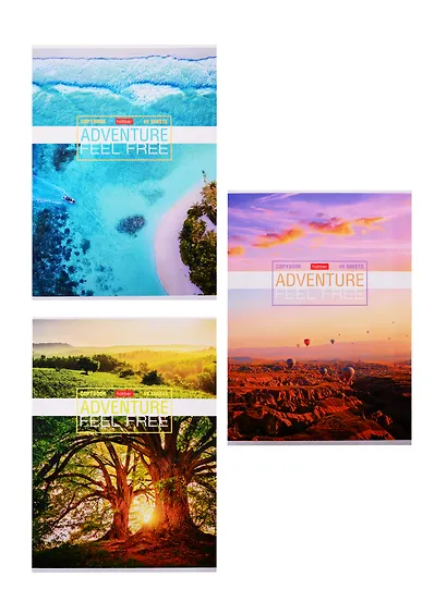 Тетрадь в клетку Hatber, "Путешествие", А4, 48 листов, в ассортименте - фото 2