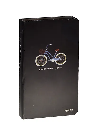 Блокнот H5 Велосипед Summer fun (золотой обрез) (192стр) - фото 1