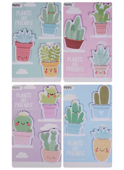 Самоклеящийся блок «Plants are friends», 60 листов - фото 5