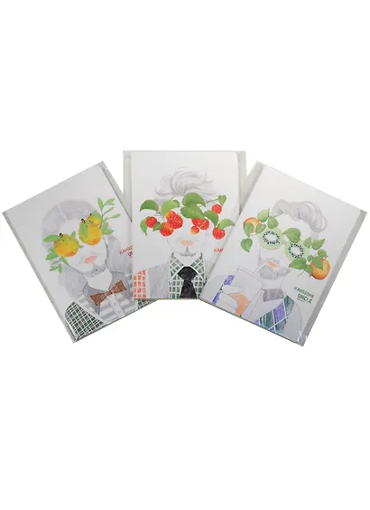 Тетрадь 36л нелин. "Handsome uncle", сшивка, ассорти - фото 2