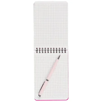 Блокнот «Neon pink», клетка, 50 листов, А6 - фото 2