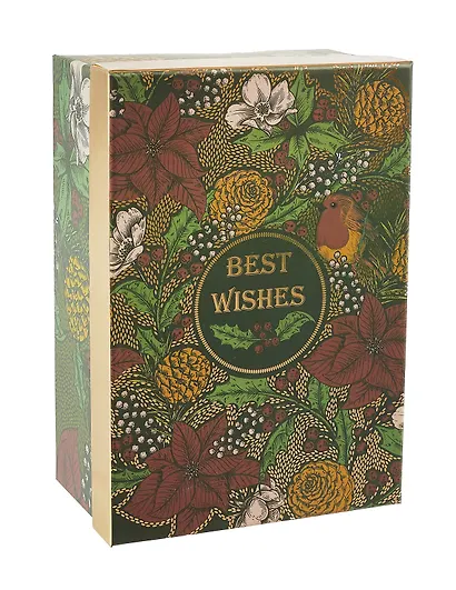 Коробка подарочная "Best wishes" 18*12*7, картон - фото 1