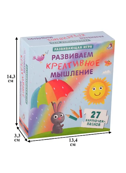 Настольная игра «Развиваем креативное мышление» развивающая, Робинс - фото 7