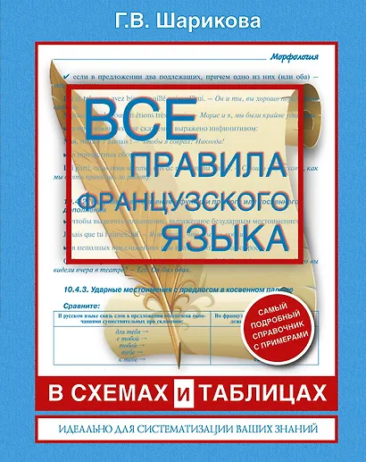 Все правила французского языка в схемах и таблицах: справочник по грамматике - фото 1