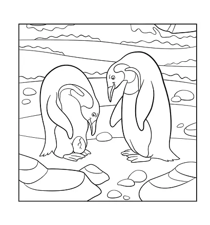 Пингвины. Рисунки для медитаций - фото 3