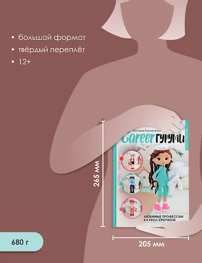 CAREERгуруми. Любимые профессии. 6 кукол крючком. Проект амигуруми - фото 6