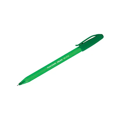 Ручка шариковая Paper Mate, InkJoy 100, зеленая 1 мм - фото 1