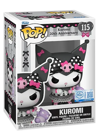Фигурка Funko POP! Kuromi 20th Kuromi with Baku SS (Exc) (115) (Fun88860) - фото 2