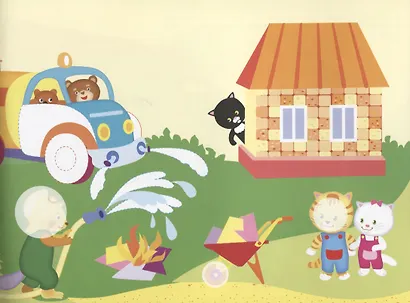 Наклейки "Нужные машины". Наклей, обведи, раскрась - фото 4