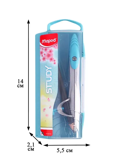 Циркуль школьный "Study collector" 120 мм, металлический, Maped - фото 3