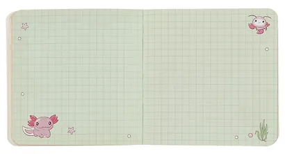 Записная книжка 130*130 32л кл. "Kawaii Vibe (желтый, котики)" карт.обл., мат.ламинация, выб.лак, наклейки - фото 6