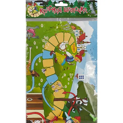 Игра детская настольная Красная шапочка (пак) 1716H - фото 2