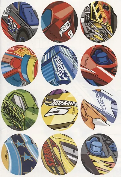 Раскраска с многоразовыми наклейками № РН 2005 ("Hot Wheels") - фото 5