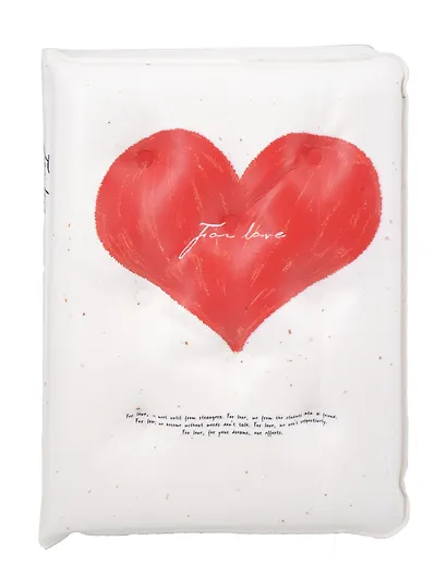 Книга для записей А5- "Сердце" в карт.коробке, ассорти - фото 2