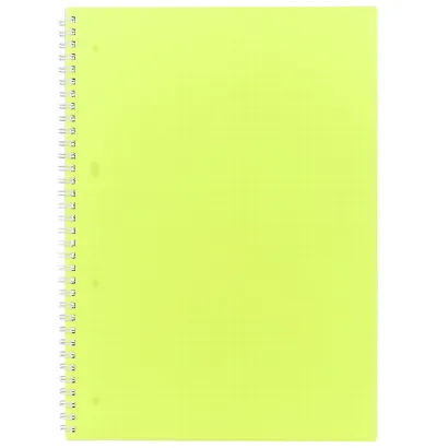 Тетрадь в клетку Hatber, Diamond Neon, А4, 80 листов, желтая - фото 1