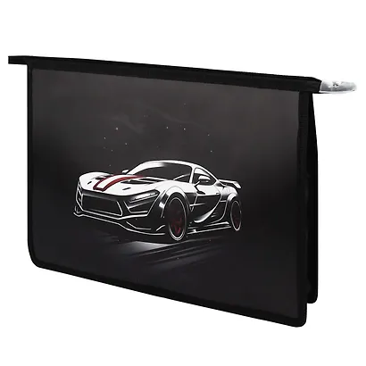 Папка для тетрадей А4 "Болид" 33*23*7 см, полипропилен, молния, дно с расширением - фото 1