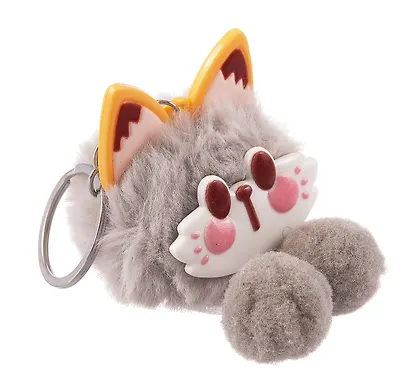 Брелок-помпон Лисичка (искусственный мех) (10 см) - фото 2