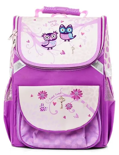 Рюкзак, Hatber/Хатбер BALANCE Совушки 38*29*16см, полиэстер светоотраж. 1 отделение 3 кармана - фото 1